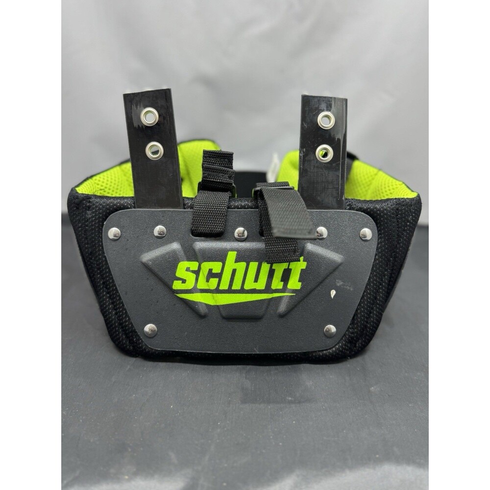 Schutt Youth Football Rib Protector Black Green Size Small